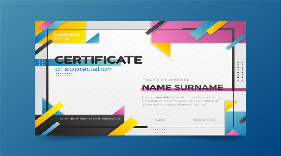 Certificate Printing Services